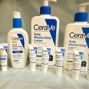 CeraVe Skincare Moisturizer Collection - White and Blue